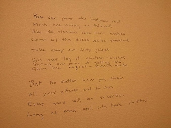 Delectable 50+ Bathroom Stall Poetry Decorating Inspiration Of The 20 Most Epic Things Ever Written In Bathroom Stalls!
